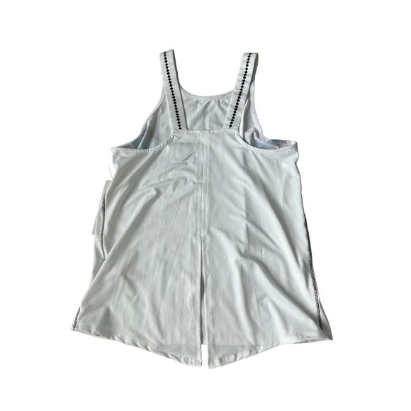 LUCKY IN LOVE Chevron Logo Tank Top Size M NEW - Picture 3 of 5